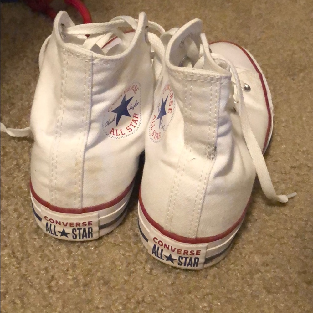 High Top White Converse